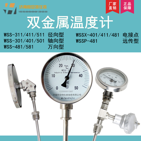 WSS系列雙金屬溫度計(jì)